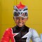 Eye Catching Toddler Red Ranger Dino Fury Muscle Jumpsuit Belt Headpiece